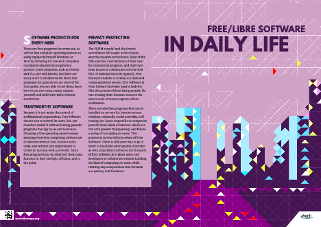Panel: Free/Libre Software in daily life