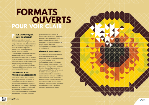 Panneau : Les Formats ouverts